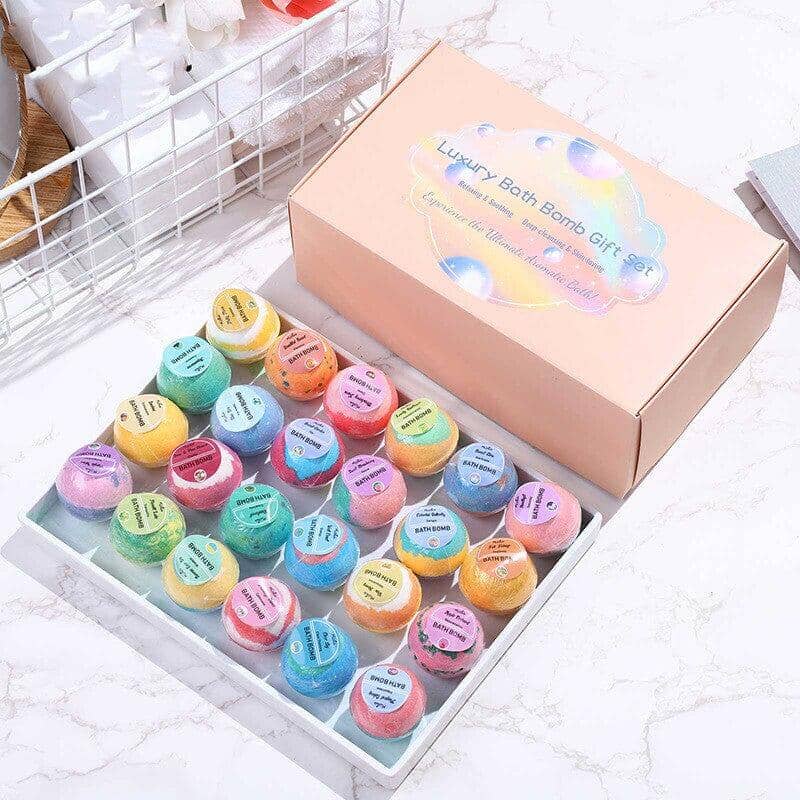 A mistaken image of colorful lipsticks, unrelated to the Organic Essence Oil Bubble Bath Ball Set