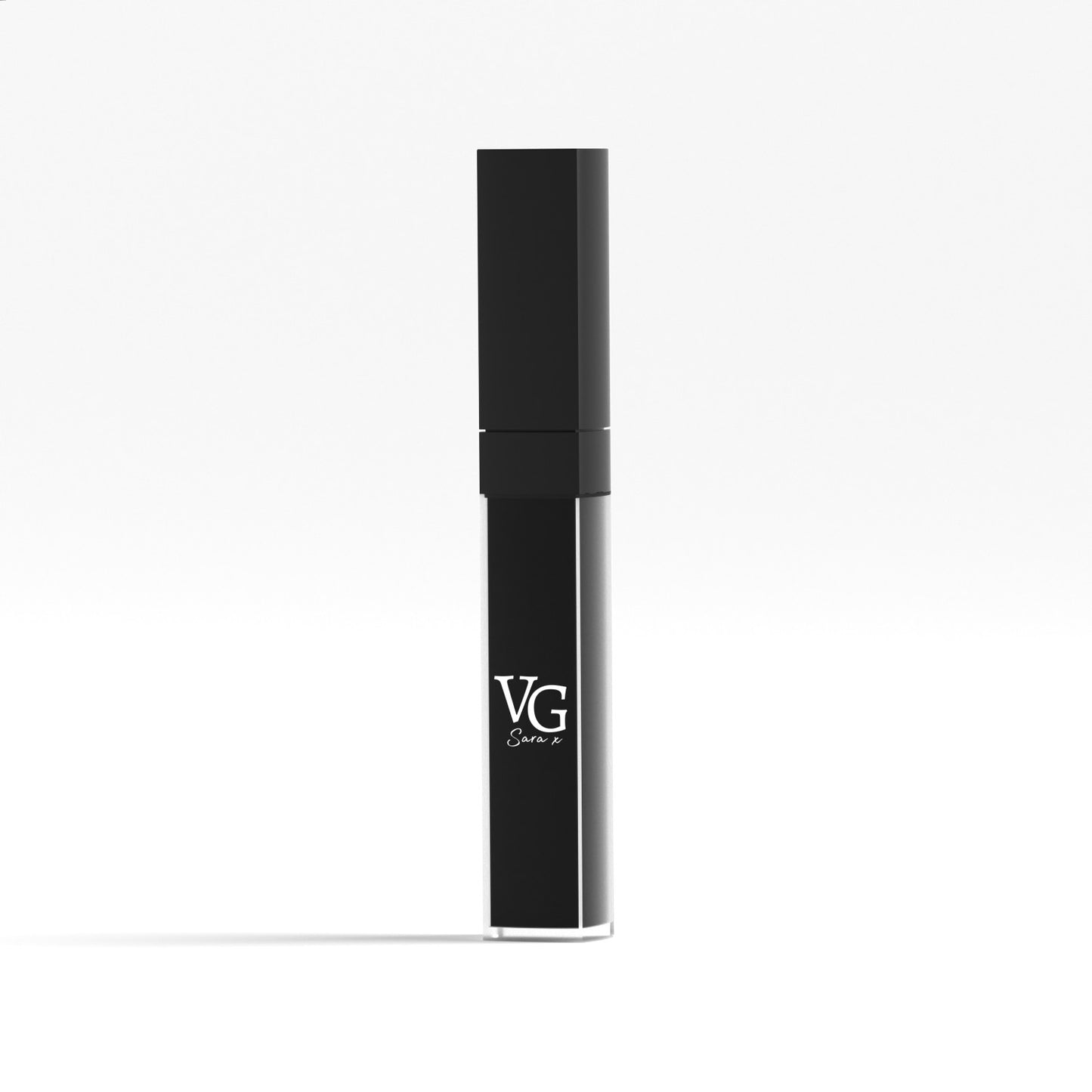 Black VG vegan liquid lipstick with distinctive packaging