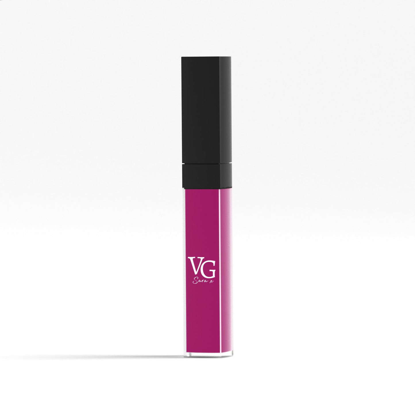 A single vegan liquid lipstick with the VG brand logo