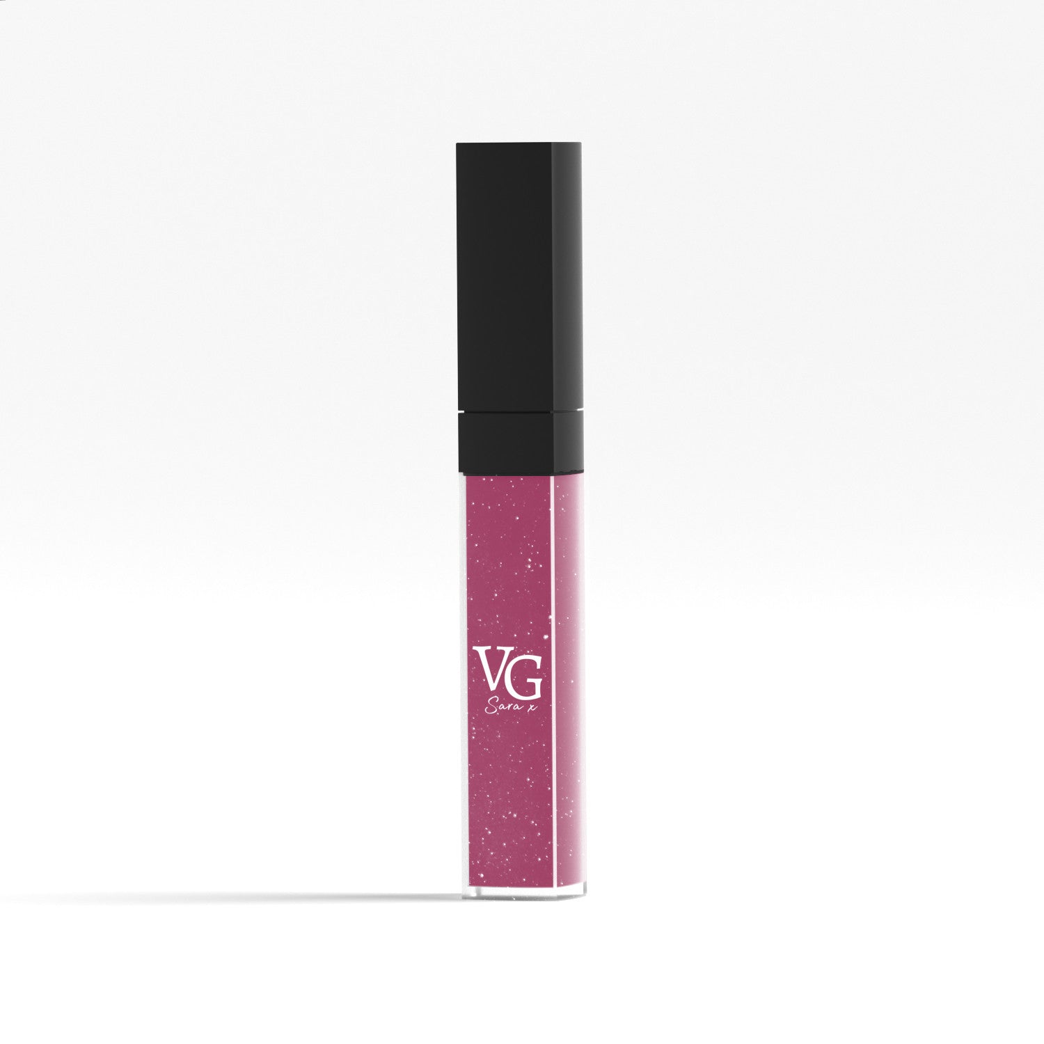 VG branded vegan liquid lipstick in soft pink shade