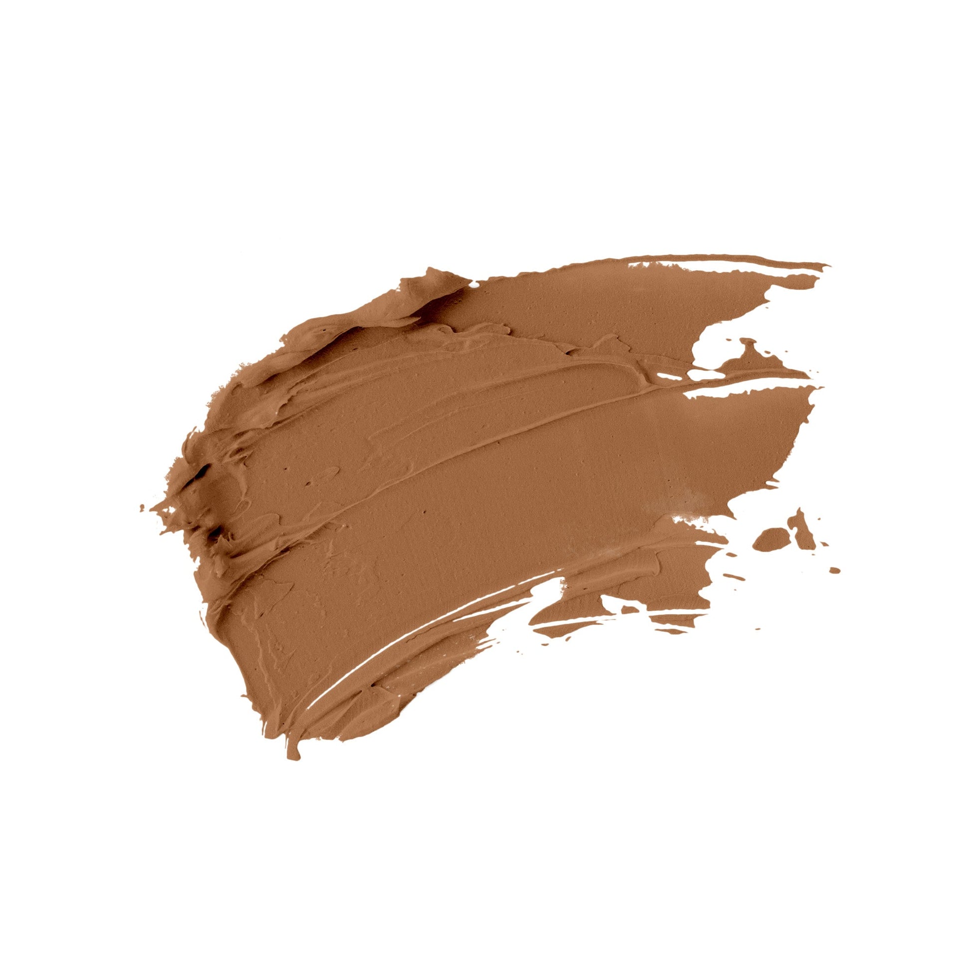 Swatch of caramel tone of an oil free natural non-toxic liquid foundation