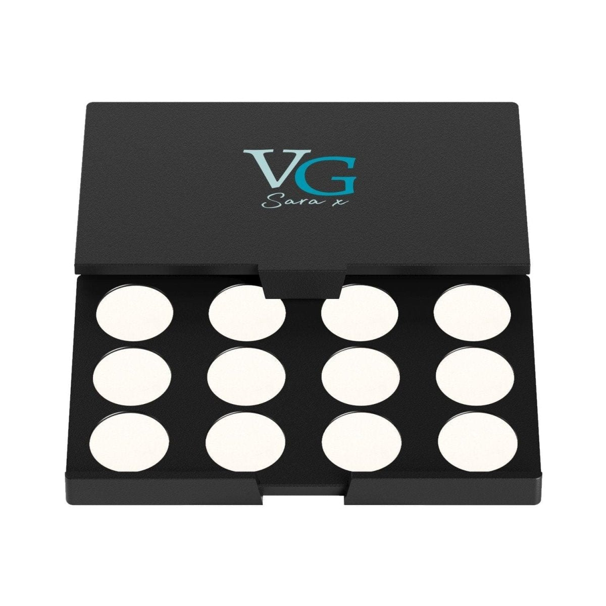 refillable case of twelve eyeshadow palette with logo-VGSarax