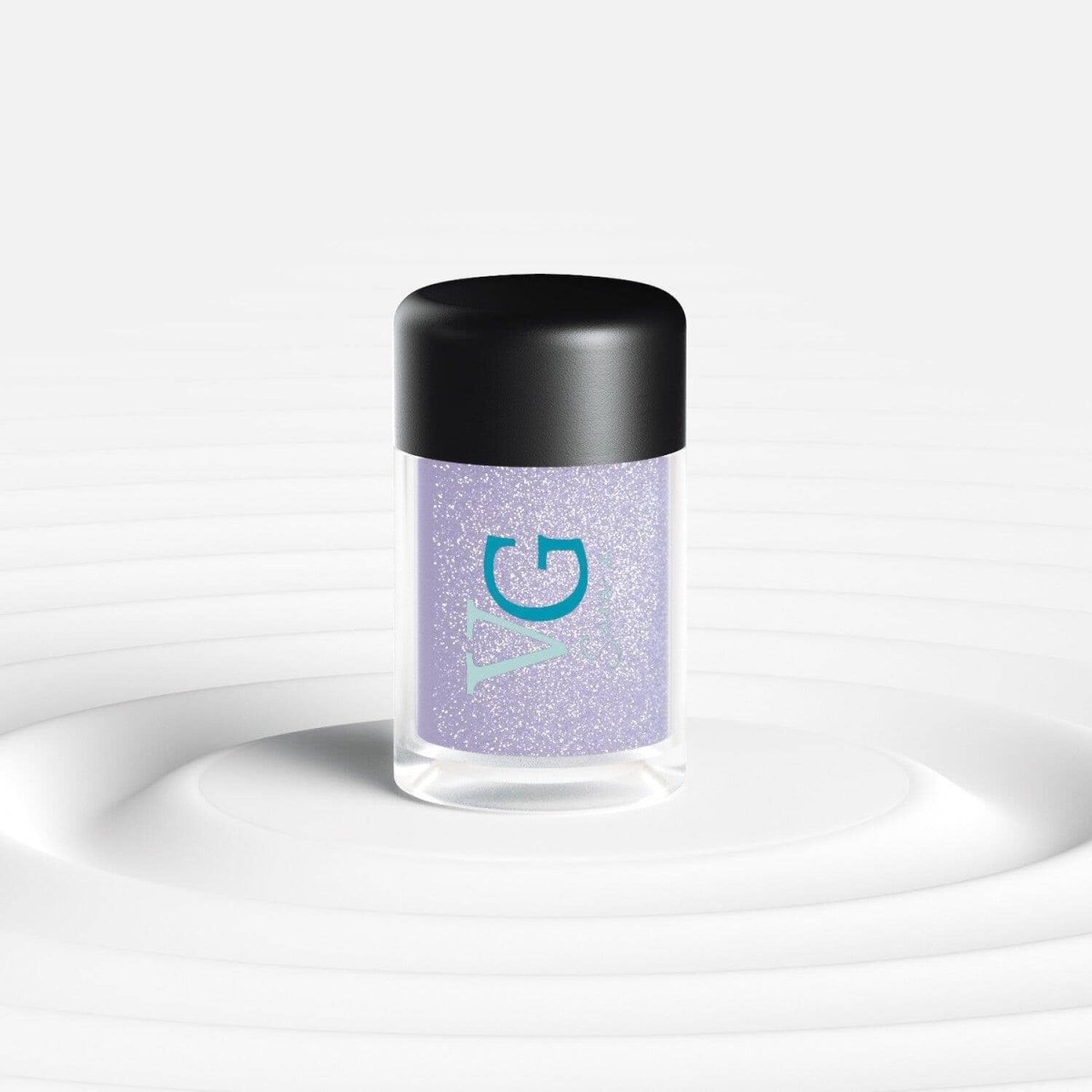 A white bottle of Cruelty-Free Mineral Stardust Glitter with a minimalist design