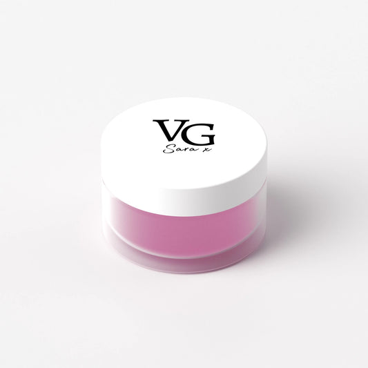 VG Cosmetics cruelty-free Vitamin E lip balm presented on a white backdrop