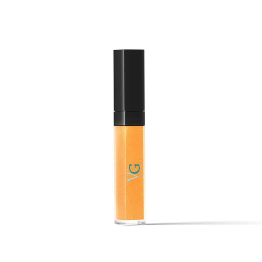 Yellow tangerin  vegan lip gloss, free from animal testing