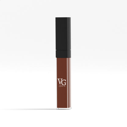 Deep espresso vegan liquid lipstick from VG's long-lasting range