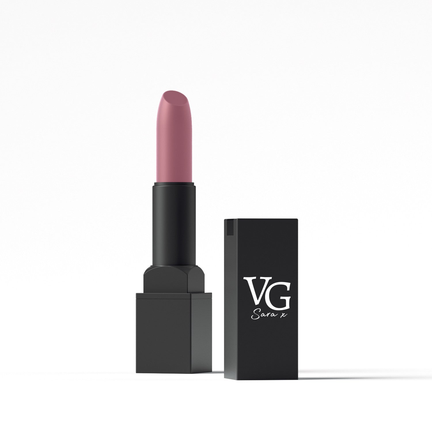 Detailed view of Vitamin E Enriched Naturally Long-Lasting Lipstick featuring VG logo