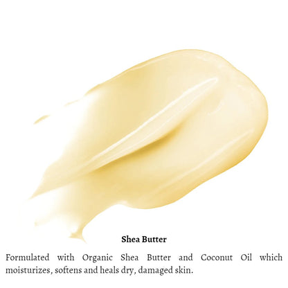 Swatch of shea butter in yellow