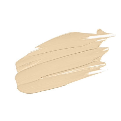 vegan ivory face eye corrector swatch on a white canvas